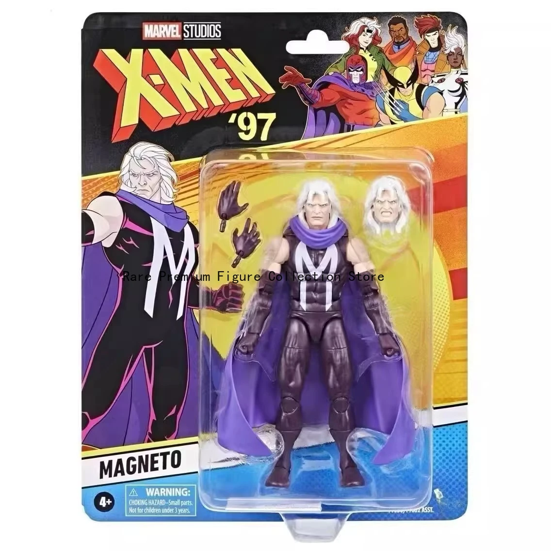 

Коллекционная подвижная фигурка Магнето из анимационного сериала Marvel Legends X-Men '97 в ретро-упаковке