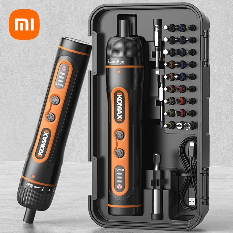 Xiaomi Electric Screwdriver Multifunctional Small Rechargeable Electric Screw Driver Household Mini Electric Drill Tools Set