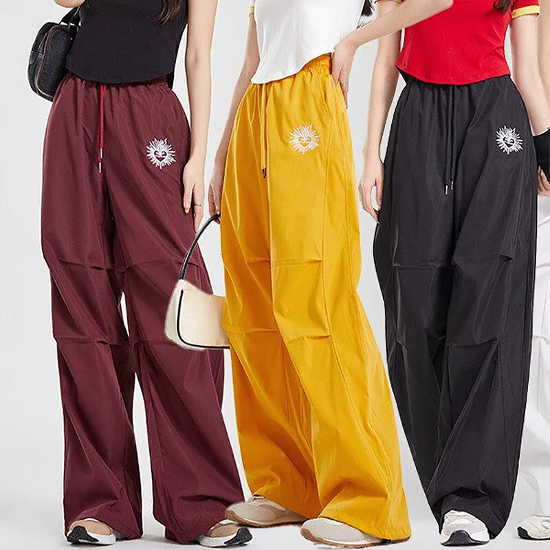 

Sweatpants Niche Design Trendy Brand Hip Hop Casual Loose Summer Women's Pants Baggy Clothing For Woman Cargo Pants