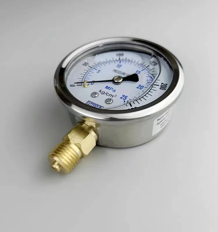 Oil - filled pressure gauge r,vacuum manometer PT1/4