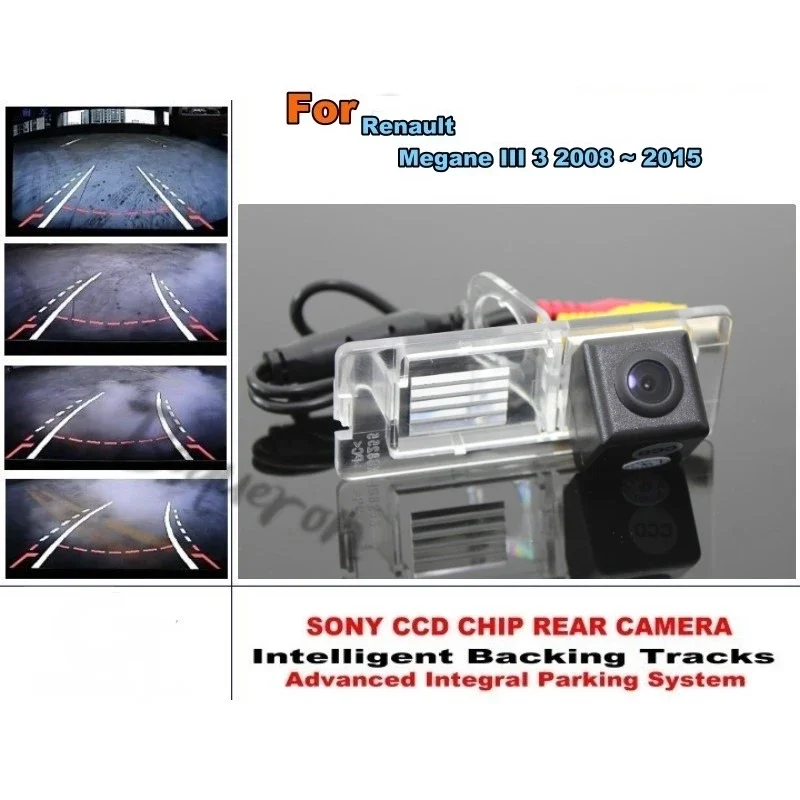 

Smart Tracks Chip Camera / For Renault Megane 3 III 2008 ~ 2015 HD CCD Intelligent Dynamic Parking Car Rear View Camera