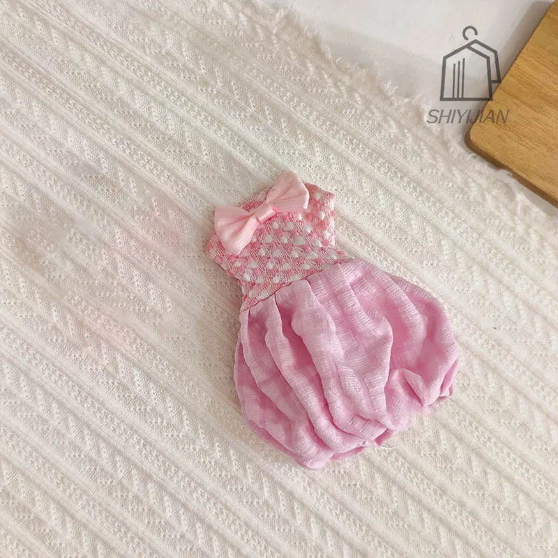 30 سنتيمتر/11 بوصة عارضة أزياء ملابس دمى اكسسوارات الحلو القوس فقاعة اللباس + Beret مجموعة DIY بها بنفسك فستان ملابس الأميرة ل PP FR Xinyi