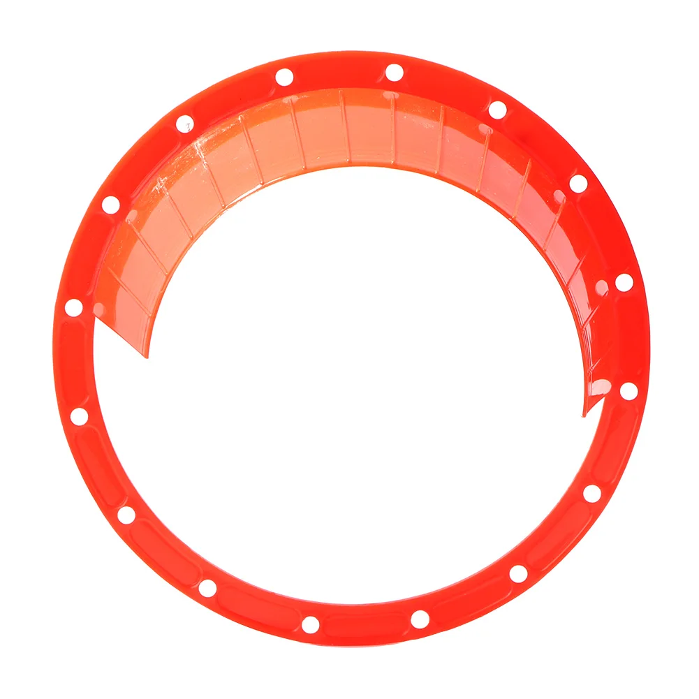 2 قطعة 6.5 بوصة سيارة الصوت تجديد المتكلم غطاء مقاوم للماء الأحمر المتكلم لينة غطاء مقاوم للماء العالمي مكبر صوت للسيارة الدائري #4