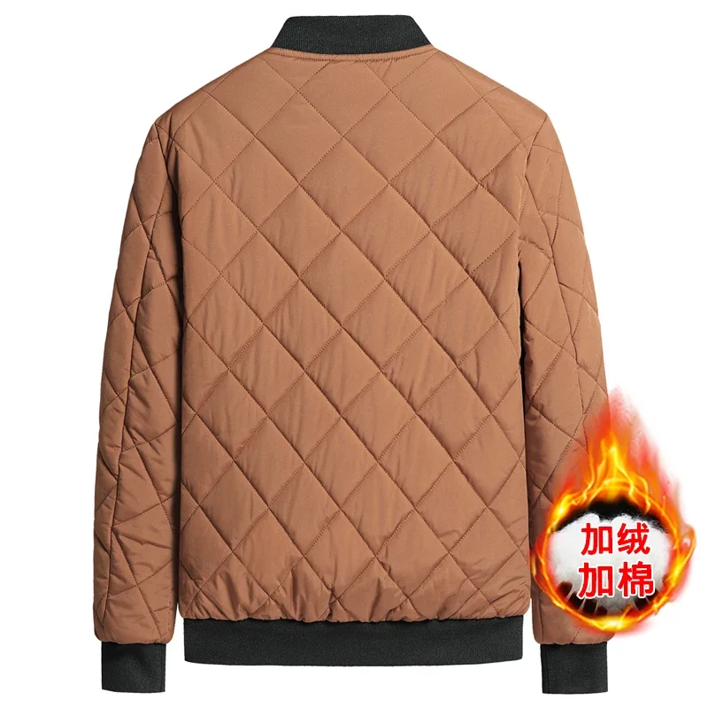 Winter Dikke Fleece Jas Mannen Causale Katoenen Gewatteerde Jas Dikker Fleece Warme Jassen Mannen Streetwear Gewatteerde Jassen 8XL Overjas