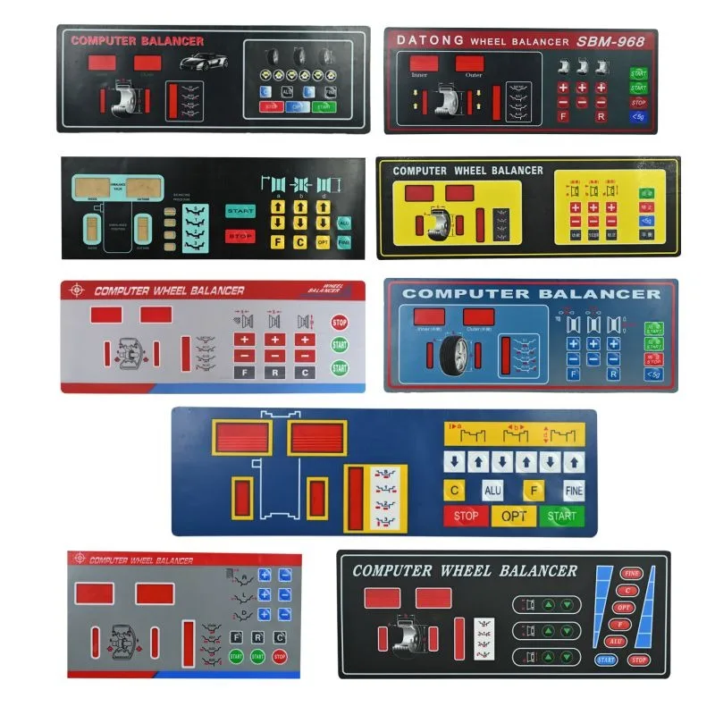 1PC Tyre Wheel Balancer Machine Key Board Panel Touch Switch Button Display Board