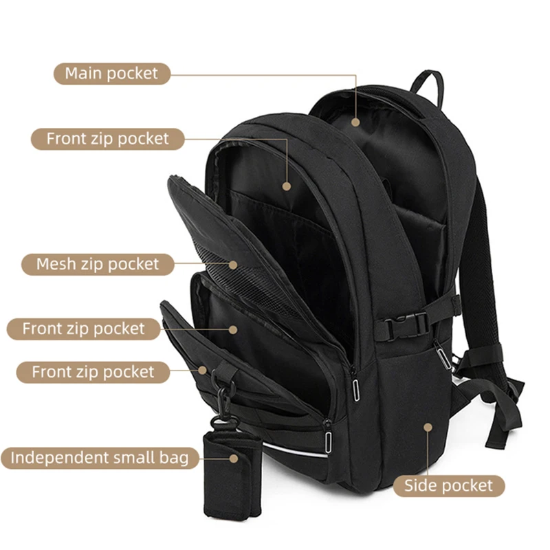 Mochilas de negocios para hombres, mochila escolar para estudiantes, bolso de hombro de viaje, mochila para escalar al aire libre, senderismo, bolsa universitaria multiusos para ordenador portátil