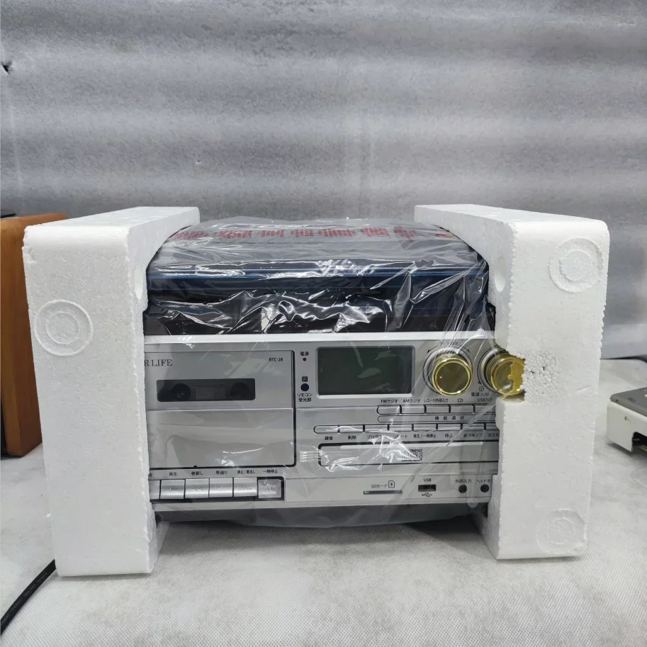 CE Free Customs Clearance Vinyl Record Player With CD Player Cassette Recording And Player  USB SD FM Radio