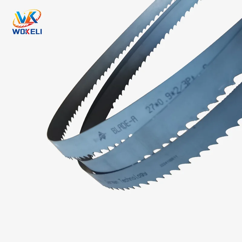 5PC 4950x34x1.1 M42 Bimetal Band Saw Blades M51 Bi-metal Bandsaw Blades Wood Sawmill Blades For Steel Pipe Cutting Hardwood Cut