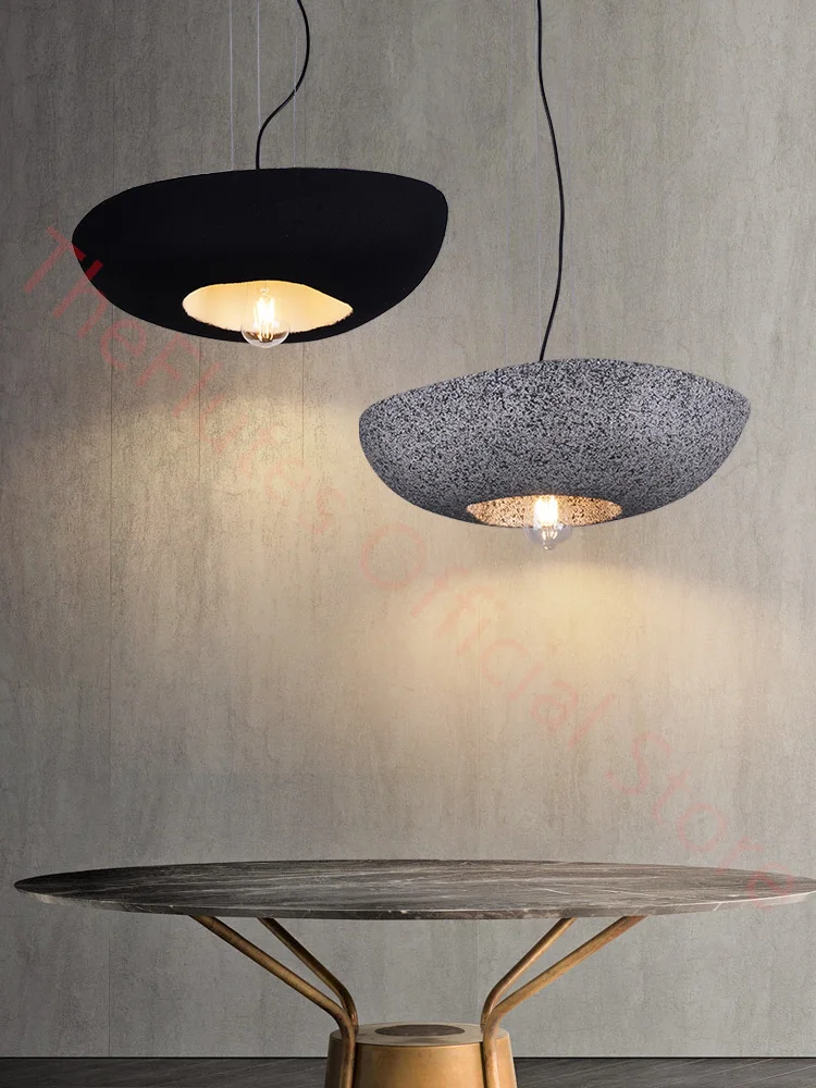 

Nordic Wabi Sabi E27 Pendant Lights Dining Room Bedroom Chandelier Lustre Bar Suspend Lamp Home Decor Loft Hanging Light Fixture