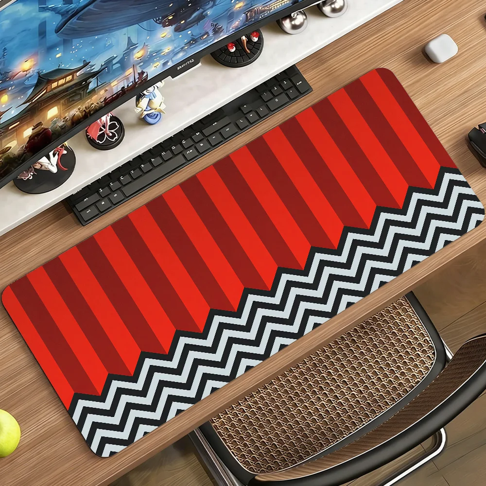 TV Twin Peaks Mouse Pad Non-slip Rubber Computer Mat Gamer Balance Decoracion Deskmat Laptop Office Large