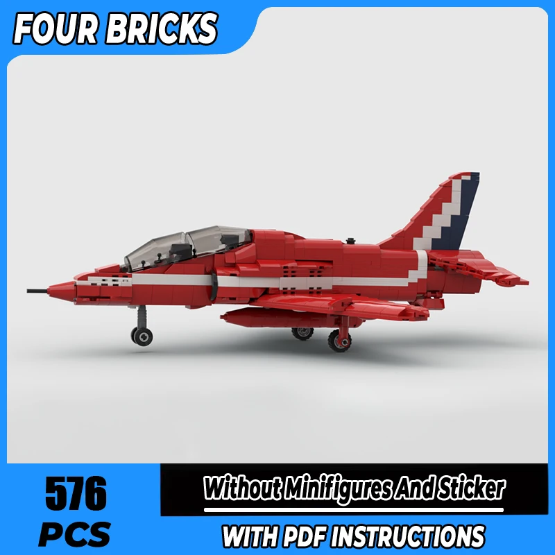 

Строительные блоки Moc Hawk T1 «Красные стрелки» Технология Модульные кирпичи Модель Подарки Рождественские игрушки Наборы «сделай сам» Сборка
