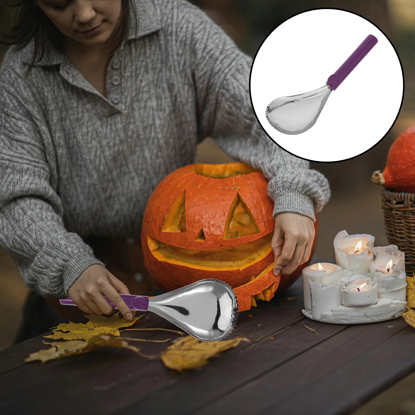 Stainless Steel Digging Spoon High Quality Metal Excavator Portable Handheld Garden Shovel for Camping Hiking Outdoor Use