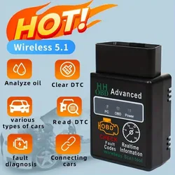 Ancel ELM327 OBD2 Wireless Scanner V1.5 OBD 2 Auto ODB Car Diagnostic For Engine Code Reader Diagnostic Tool