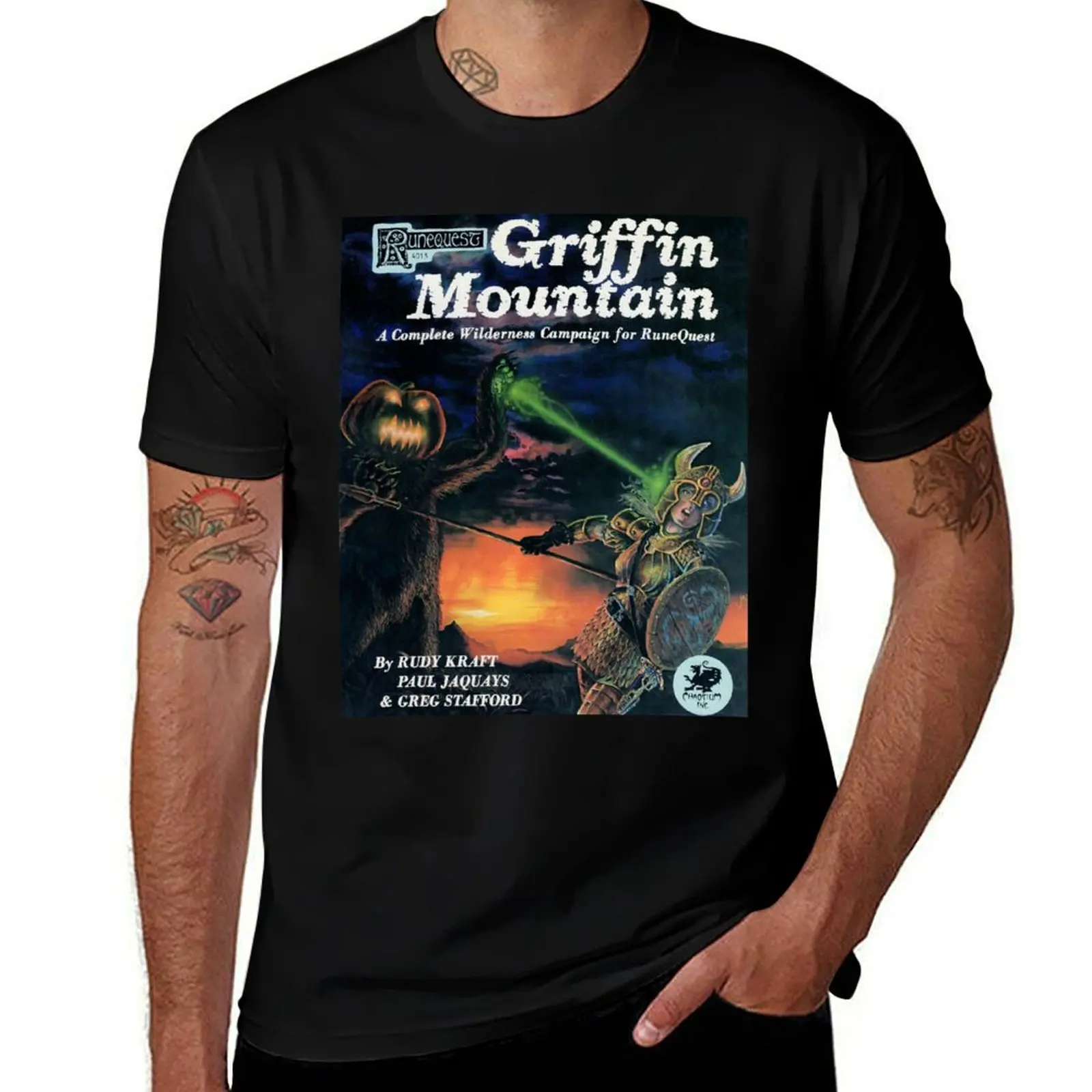 

Griffin Mountain Cover (RQ 2nd Ed) T-Shirt Louboutins anime shirt luxury t-shirt customizeds men workout shirt