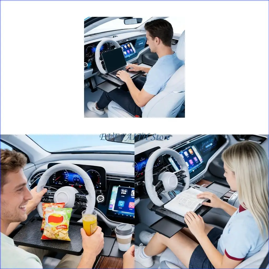 

124B Flexible Auto Steering Wheel Desk With not Slip Texture And Comfort For Office Work