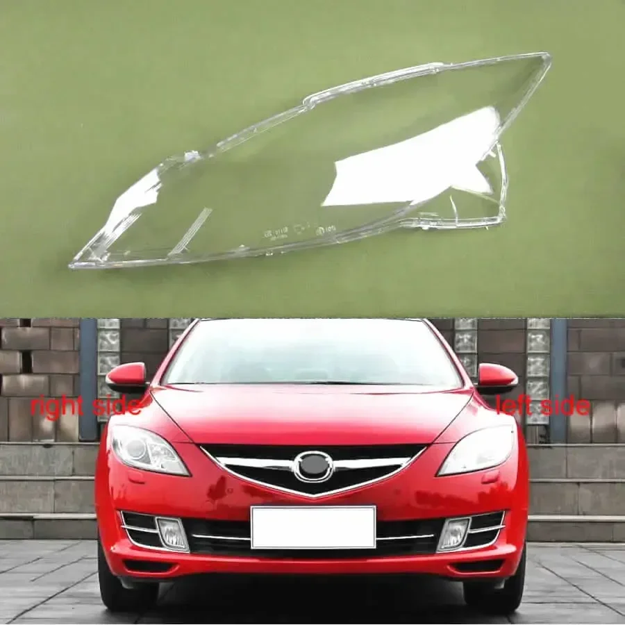 For Mazda 6 M6 2009 - 2015 Sedan 4Dr Headlight Cover Lampshade Lamps Headlamp Shell Lens Plexiglass Auto Replacement Parts