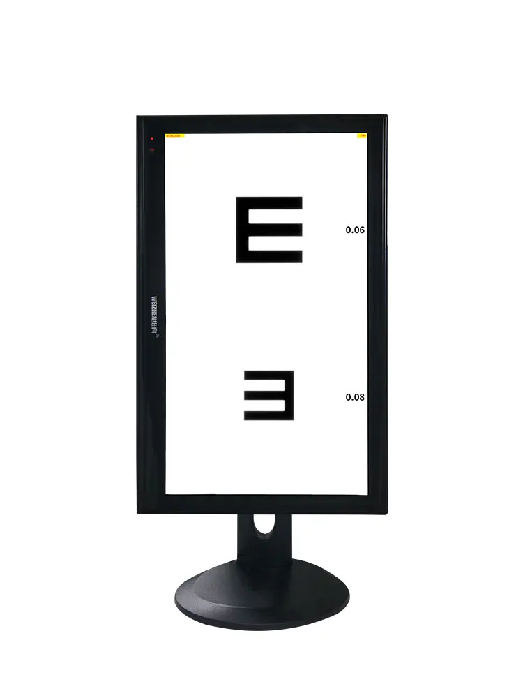 21.5 Inch Vertical Screen Ophthalmic LCD Visual Acuity Vision Chart Optical Testing Monitor Eye Testing Chart Optotype display