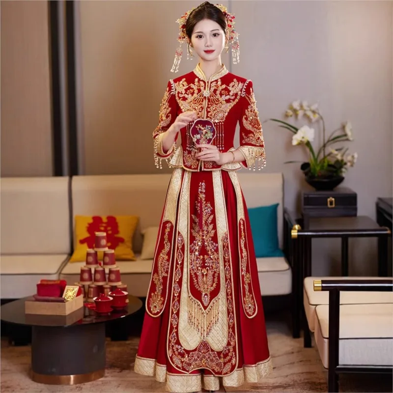 

New toasting wedding dress