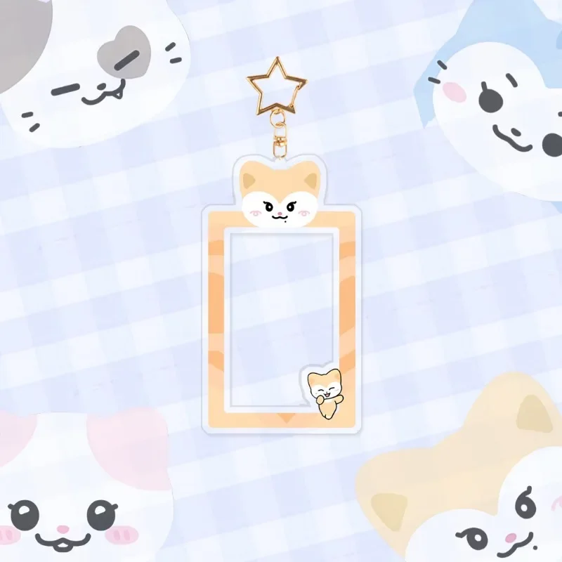 Kpop Itzy Keychain New Album BOORN TO Acrylic Photocard Holder Keyring Yeji Lia Ryujin Chaeryeong Yuna Keyring Cute Bag Pendant