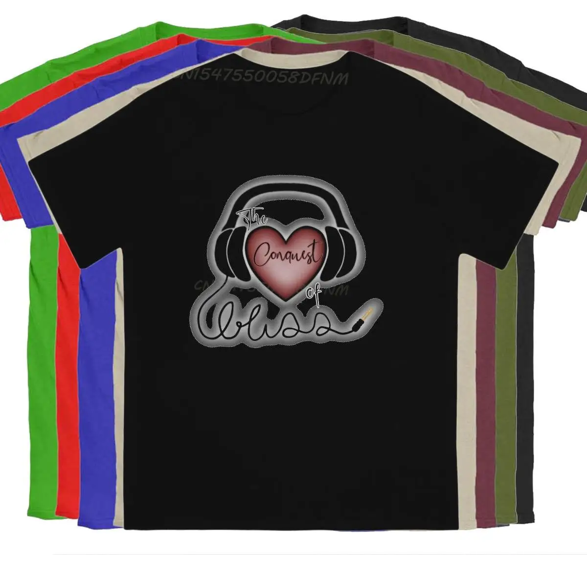 

The Conquest of Bliss Men's T-shirts The Mechanics of the Heart Promotion Tees Men T Shirts Camisas Oversized T-Shirt Cotton