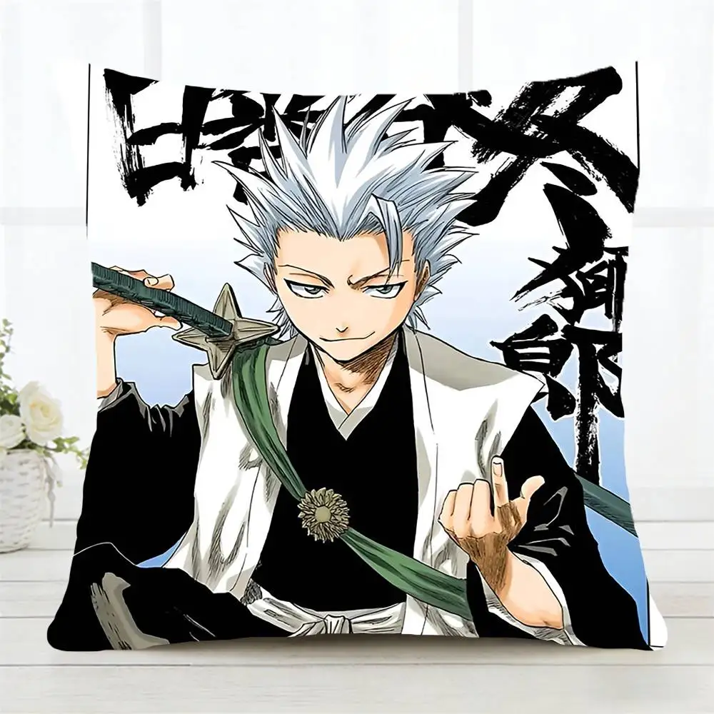 Anime Bleach Kissenbezug, modischer quadratischer Kissenbezug für Schlafzimmer, Sofa, Zimmer, Ins-Dekoration, Freizeit – Detail 11