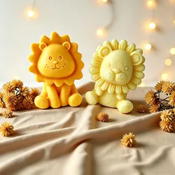 DIY Lion Silicone Mold Handmade Soap Animal  Aromatherapy Candle Mould Diffuser Decorations Molds