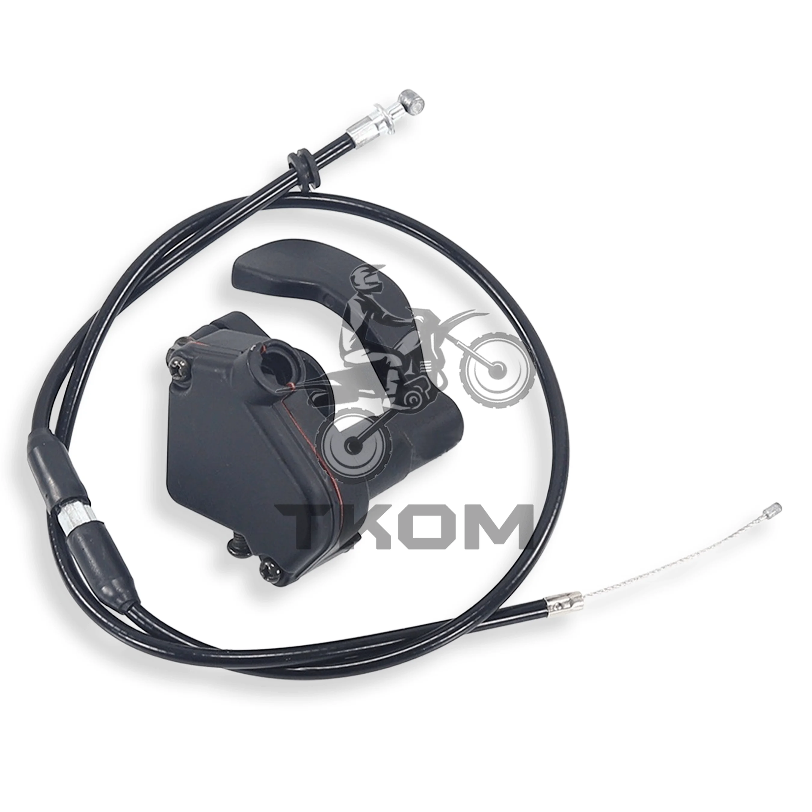 

Рычаг газа 22 мм с тросом для квадроциклов и мотоциклов 50-250 куб. см, универсальные запчасти для мотоциклов