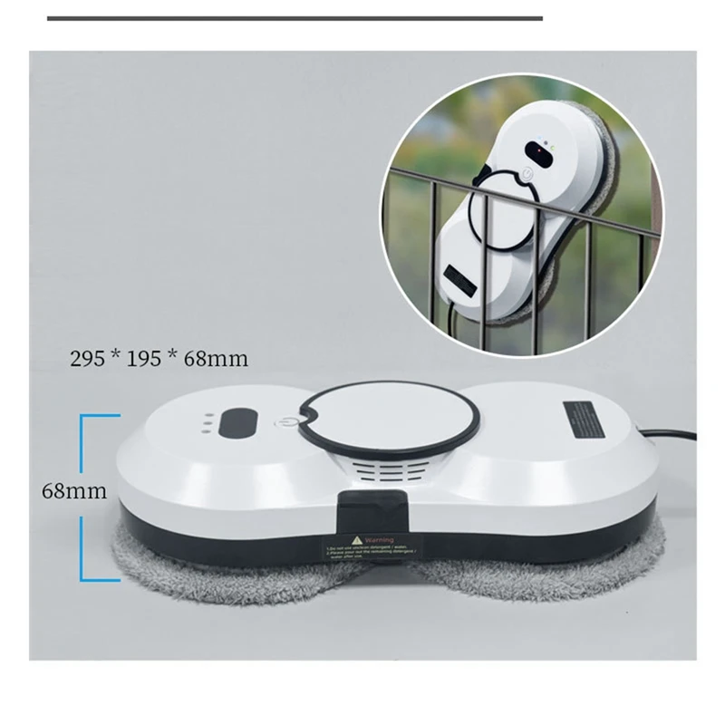 창문 청소 로봇, 5600PA 흡입 스프레이, 전기 창문 청소 로봇, 낙하 방지 리모컨 진공 청소기, 미국 플러그 내구성