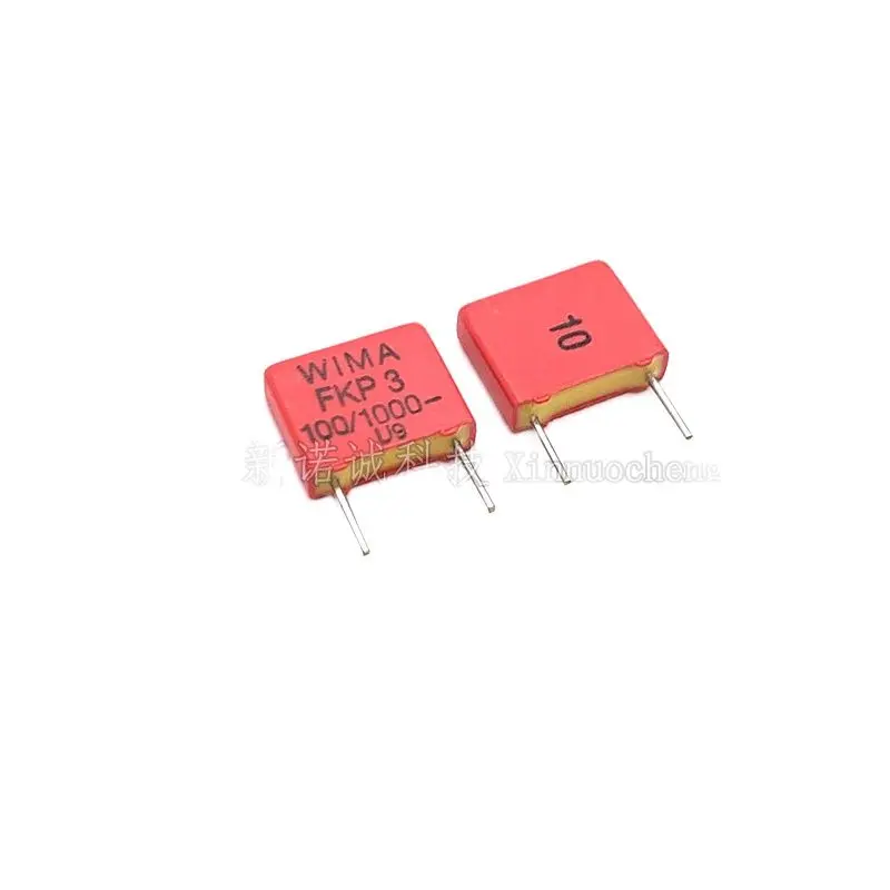 10pcs/New WIMA Weimar Capacitor 1000V 101 100PF 1000V 0.0001UF FKP3 Pin Distance 7.5mm