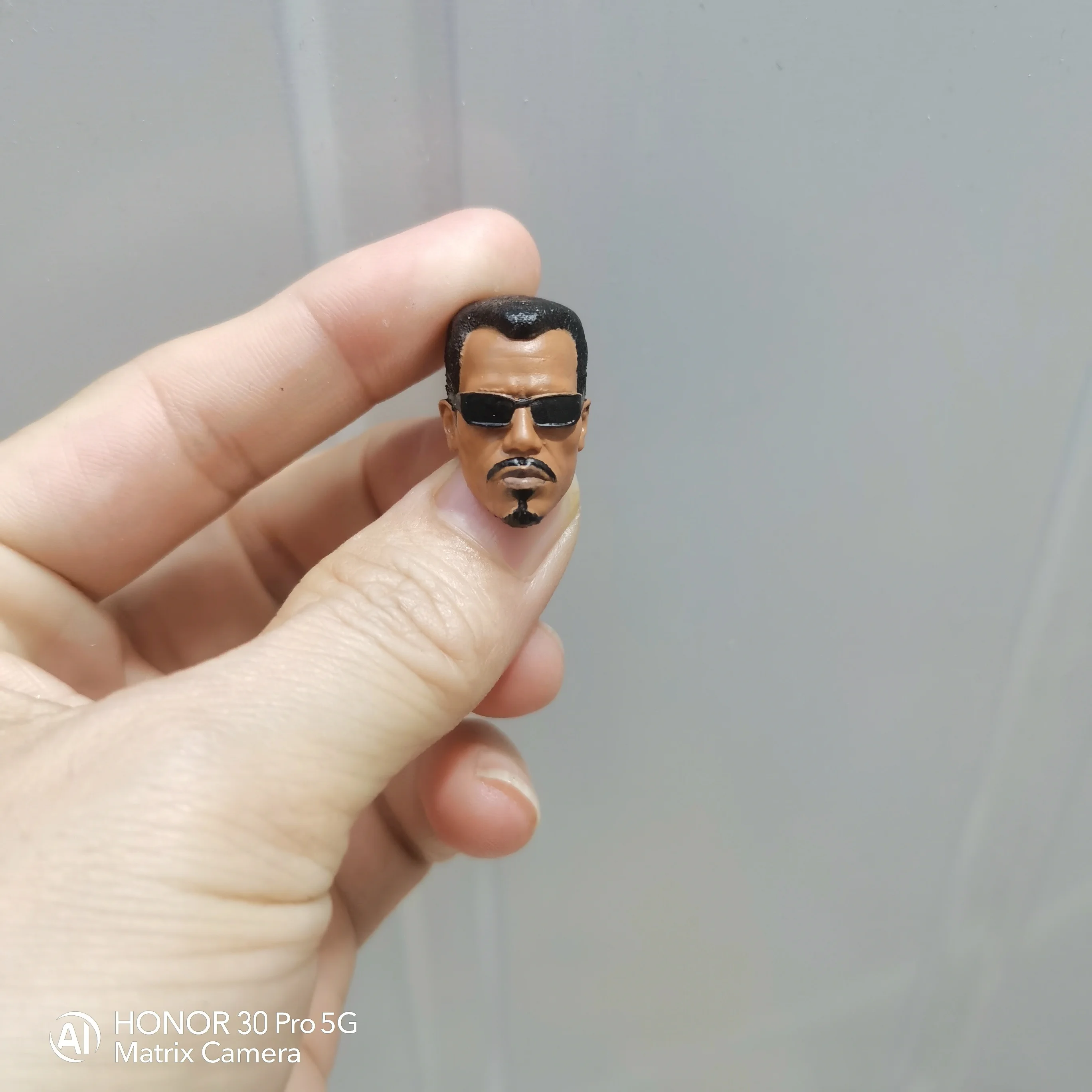 

1/12 Painted Wesley Snipes Head Carved Model Fit 6'' ML Action Figure