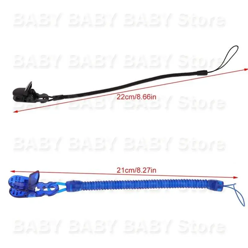 

Q81A Spring Pacifier Chain Retractable Dummy Clip Nipple Holder for Nipples