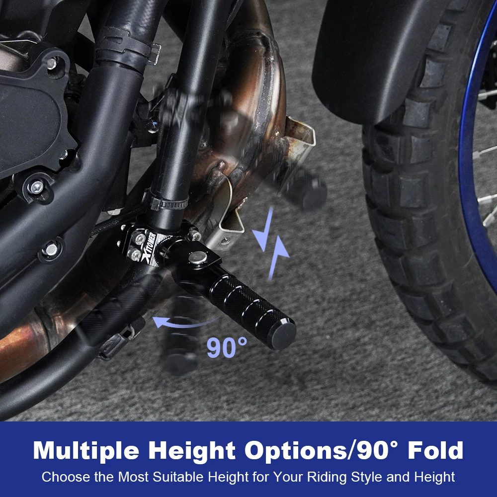 32 มม.38 มม.รถจักรยานยนต์ปรับหมุดเท้าทางหลวง Mount Kit สําหรับ Harley Davidson Honda TRIUMPH ROCKET 3 SUZUKI KAWASAKI อินเดีย