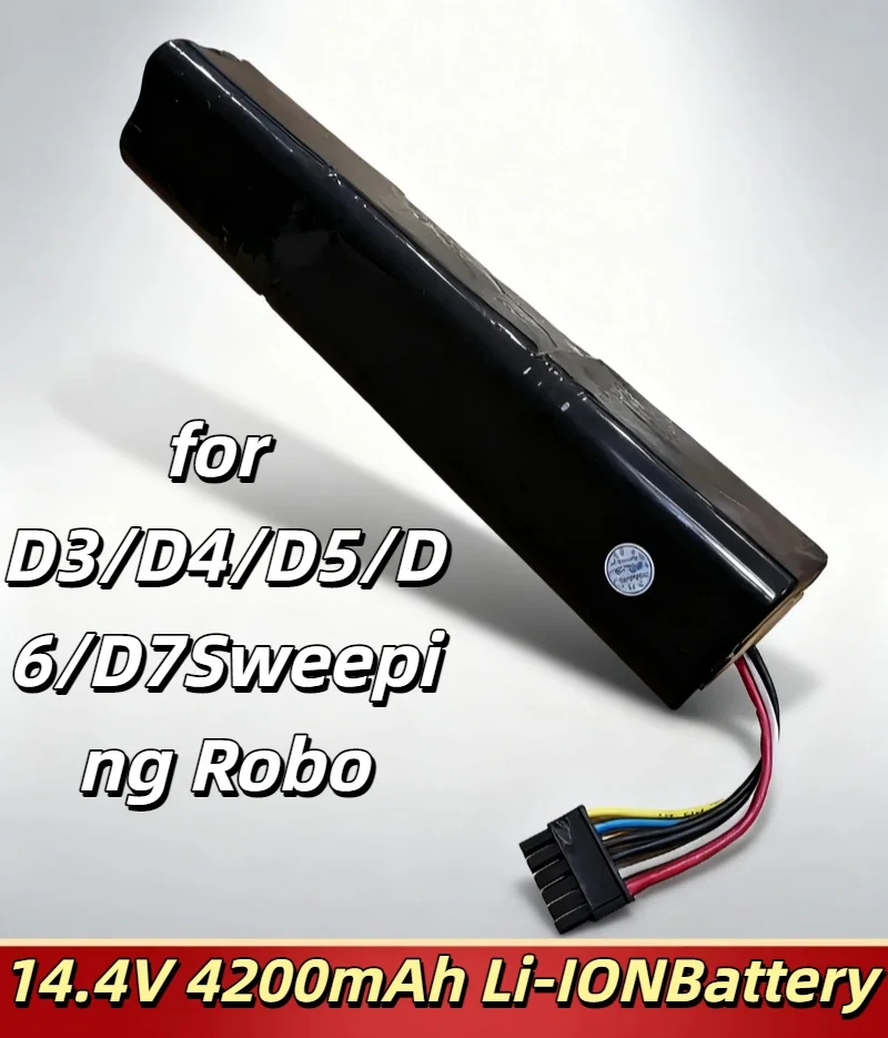 14.4V 4200mAhReplacement Battery for D3/D4/D5/D6/D7Sweeping Robot,Fits Model 205-0011, Durable Energy for Vacuum Maintenance