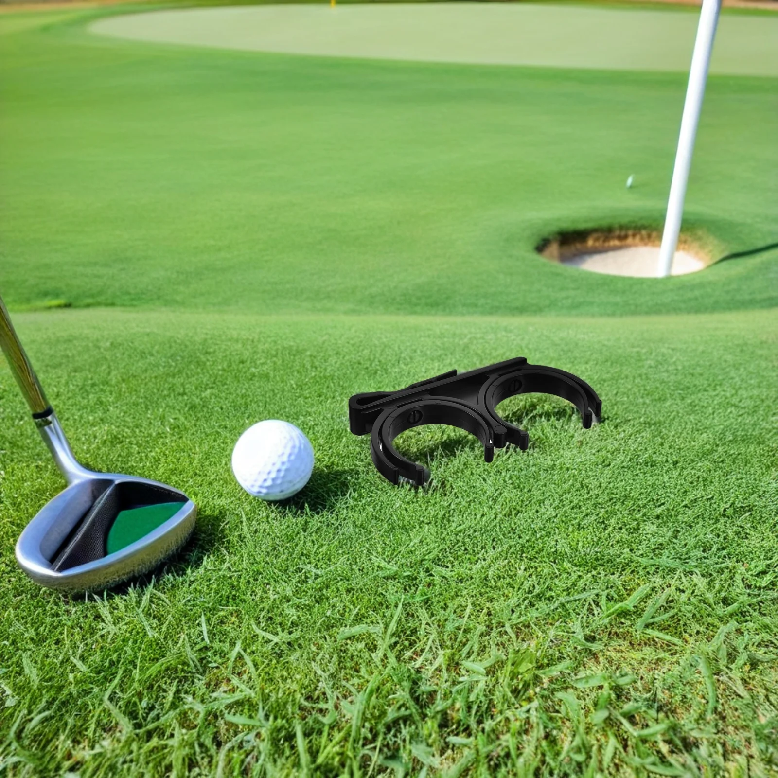 

5Pcs Rotatable Foldable Golf Ball Holder Double Clamp Design Portable Lightweight Golf Clip Accessory Foldable Ball Clip