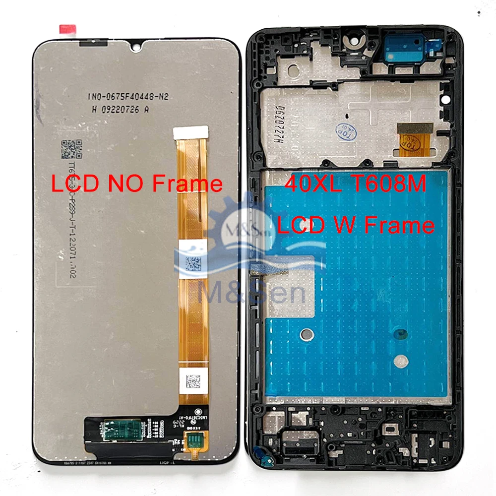 

Original For TCL 4X 5G LCD T601DL LCD Display Frame Touch Panel Digitizer For TCL 40 XL 40XL LCD T608M