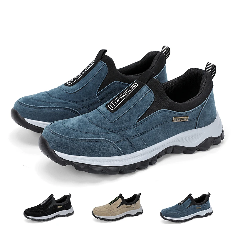 

Men's non-slip casual sports shoes wear-resistant hiking shoes Outdoor 2025 fashion comfortable flat walking shoes for men