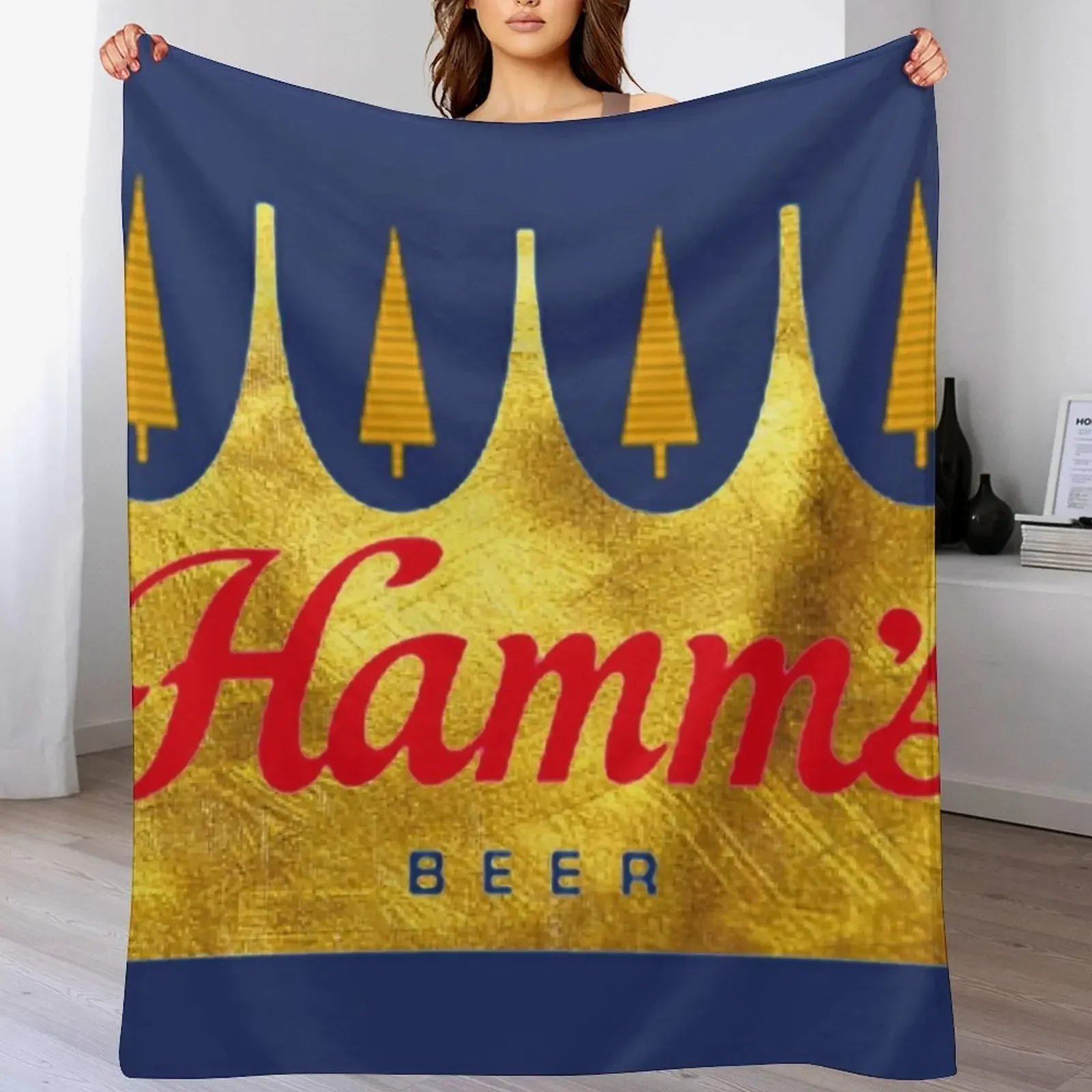 Hamms beer Classic T-Shirt Throw Blanket anime Stuffeds Cute Heavy Blankets