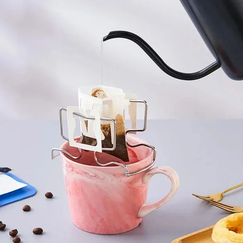 50 Pcs/pack Disposable Ear-hanging Coffee Filter Bag Portable Hand-brewed Coffee Filter Bag Barista Coffee Filter Tool