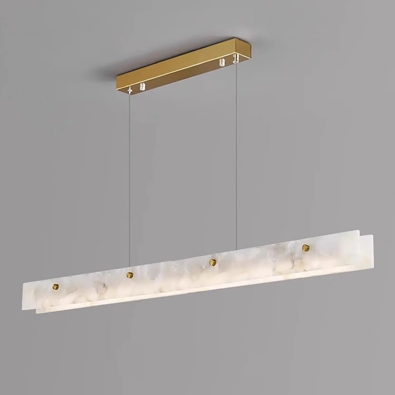 

American Luxury Led Gold Black Long Natural Lucite Pendant Lighting,Living Room Indoor Home Adjustable Decorative Fixtures.