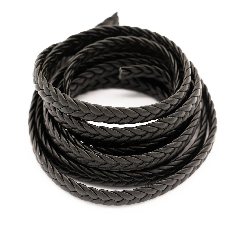 2m Kunstleder Geflochtene Modische Klassische Kette Gedrehte Kordel Armbänder DIY Schmuckzubehör Großhandel – Detail 3