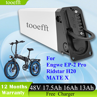 Ridstar H20 Engwe EP-2 Pro MATE X 48V 17.5Ah 16Ah 13Ah Folding Electric Bike Battery for Ridstar H20 Engwe EP2 Pro Ebike Battery