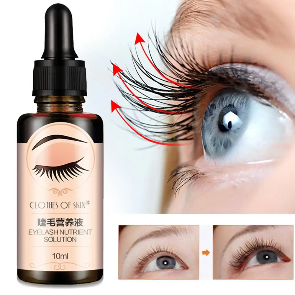 10Ml Natuurlijke Wimpergroei Serum Vloeibare Wimper Versterker Lash Wimpers Serum Mascara Verlenging Wenkbrauw Groei Tslm1