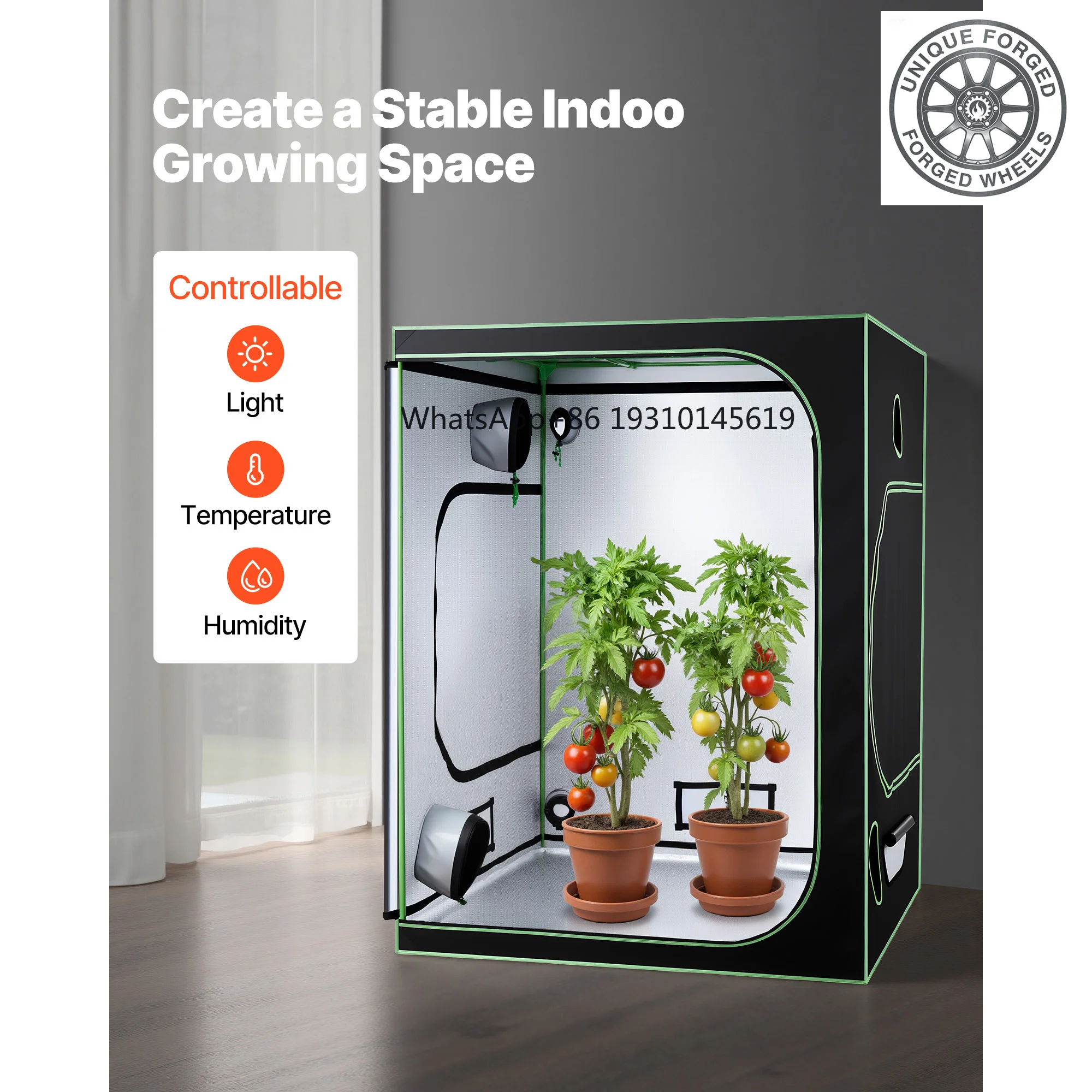 

SucceBuy Indoor Grow Tent Kit Plant Tent with Full Spectrum LED Grow Light & Ventilation System Growing Tents for Flower Veggie