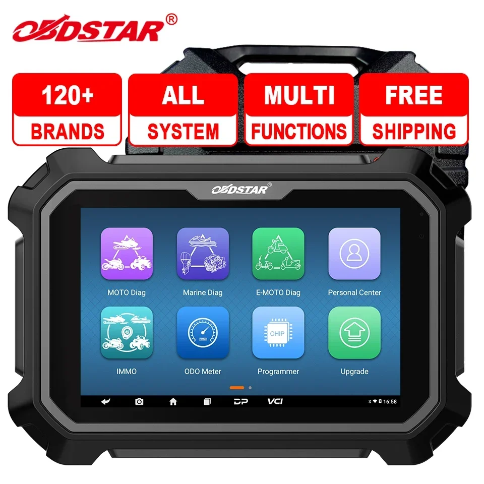 OBDSTAR MS80 STD Motorcycle Scanner Snowmobile/ATV/UTV Diag key programming diagnostic tools for motorcycle universal