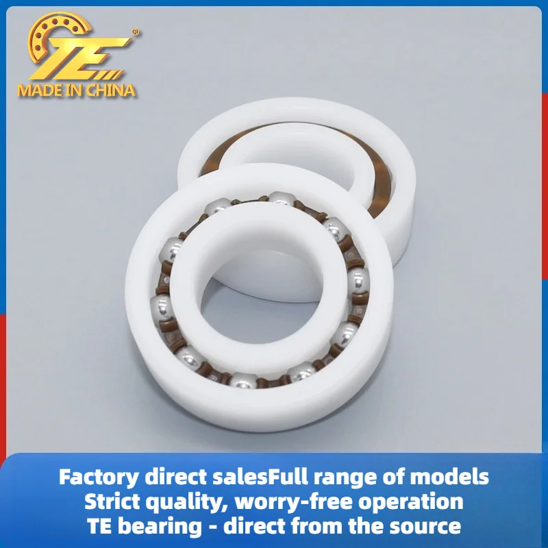 Manufacturer wholesale 6003 open deep groove ball bearing wear-resistant insulation POM plastic bearing 17 * 35 * 10mm