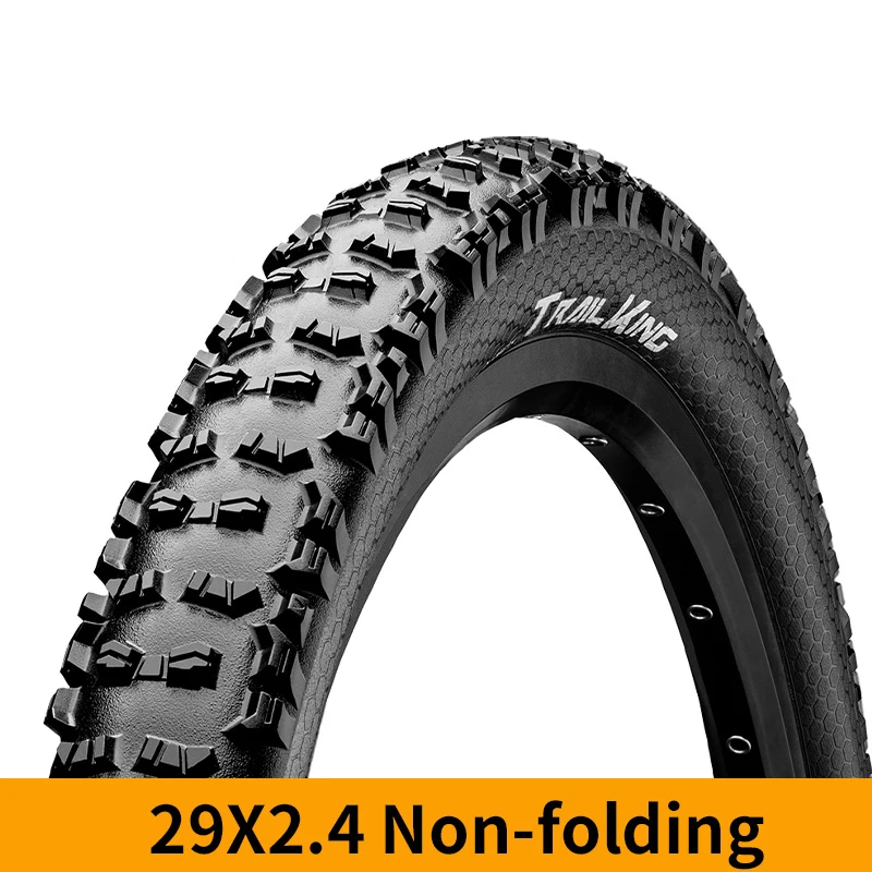 Trail King Continental 29x2.4 Mountain Bike Tires Wire Bead Tyre Non-Folding No Tubeless 51psi 3/180 TPI