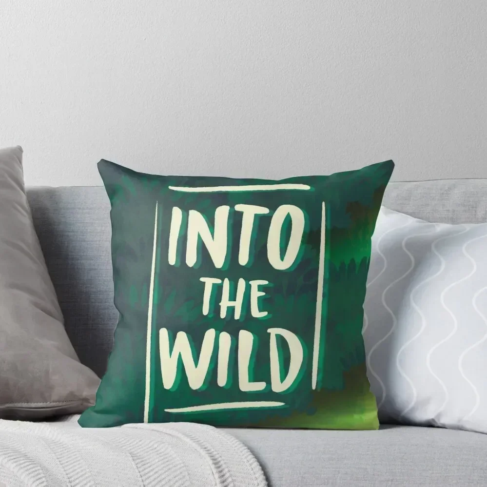 

Into the Wild Throw Pillow Cushion Cover Set Cusions Cover New year Cushion Cover Luxury pillow