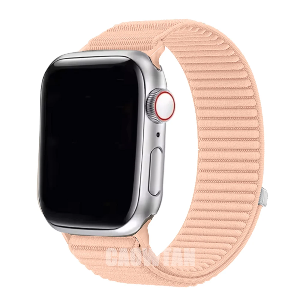 Für Apple Watch Band 10 42 mm 46 mm Ultra 49 mm Nylon-Sportarmband für iWatch 9 8 7 6 SE 5 4 41 mm 45 mm 44 mm 40 mm Correa-Armband