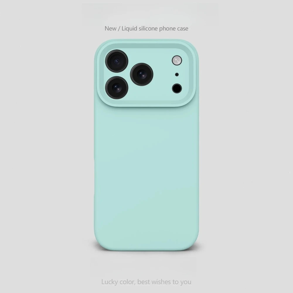 38 Color Official 1:1 Skin Feel  Liquid Silicone Funda Case for IPhone 17 16 Pro Max Camera Protector Anti-drop Soft Coque Cover view 4