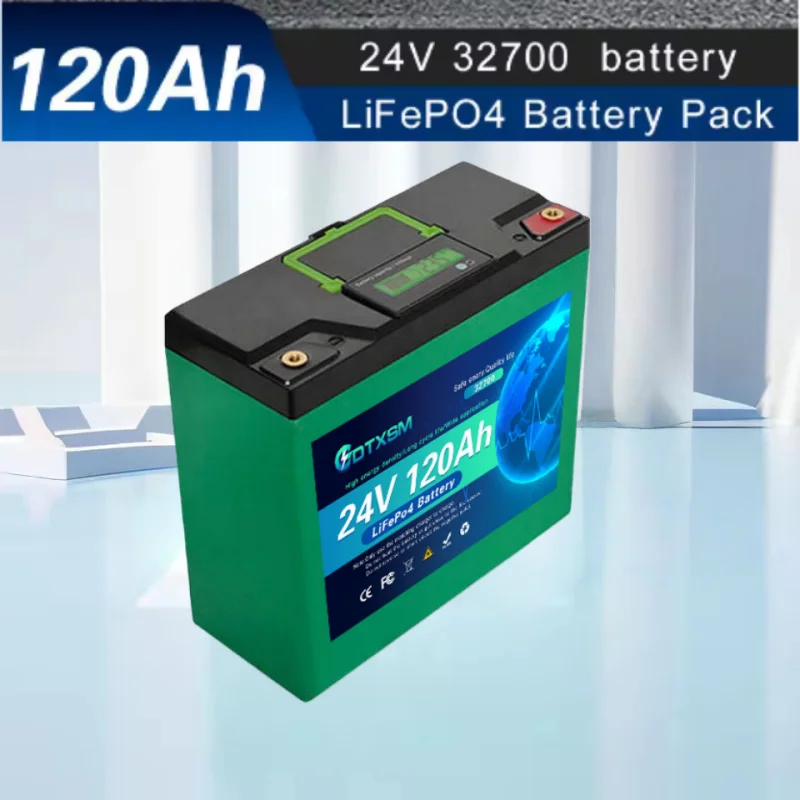 

NEW 24V 120Ah LiFePO4 Battery, Built-in 200A BMS, 8000+ Cycles, Perfect for RV/Camper, Solar, Marine, Overland/Van, Off-Grid.